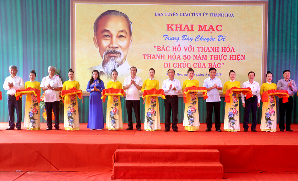 3.Khai mạc Trưng bày chuyên đề “Bác Hồ với Thanh Hoá - Thanh Hoá 50 năm thực hiện Di chúc của Bác”, năm 2019